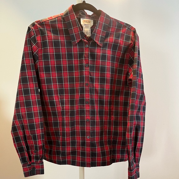 Talbots Plaid Button Down Shirt - Picture 1 of 7